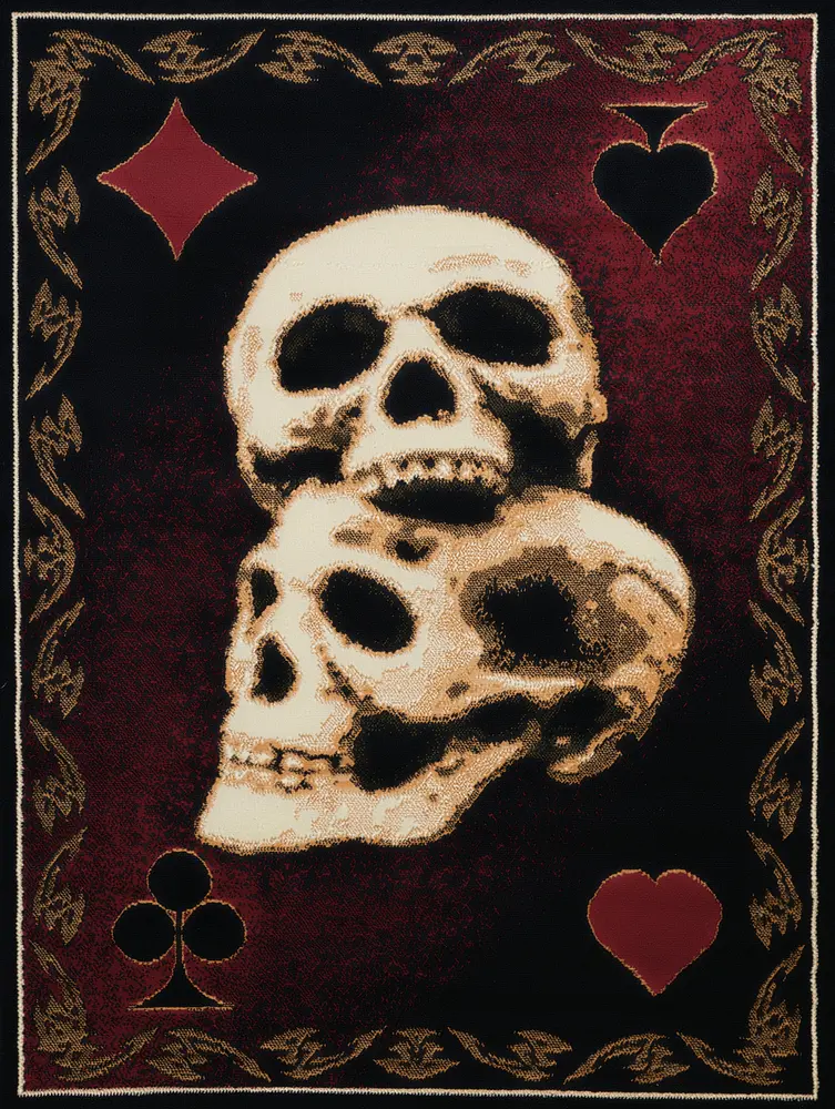 United Weavers Legends Skulls Multi Area Rug 5'3