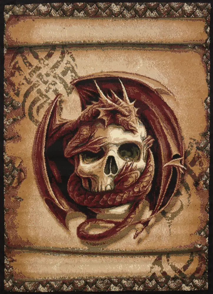 United Weavers Legends Snake Eyes Multi Area Rug 5'3