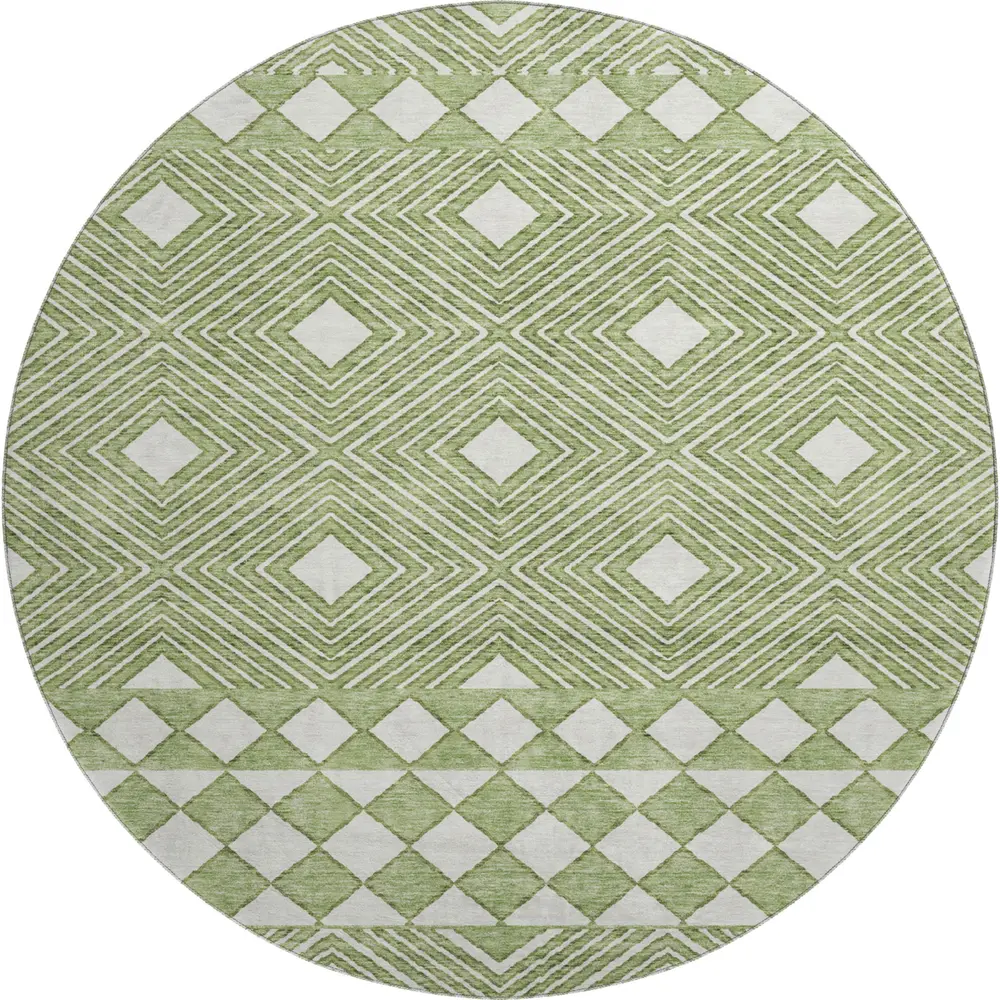Mayfield AMF898 Green 8' x 8' Rug