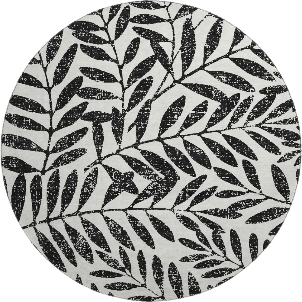 Mayfield AMF899 Black 8' x 8' Rug