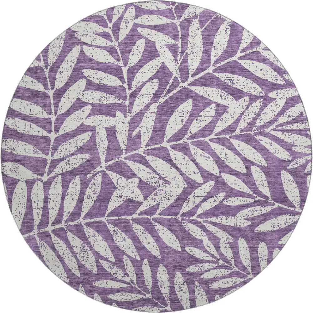 Mayfield AMF899 Purple 8' x 8' Rug
