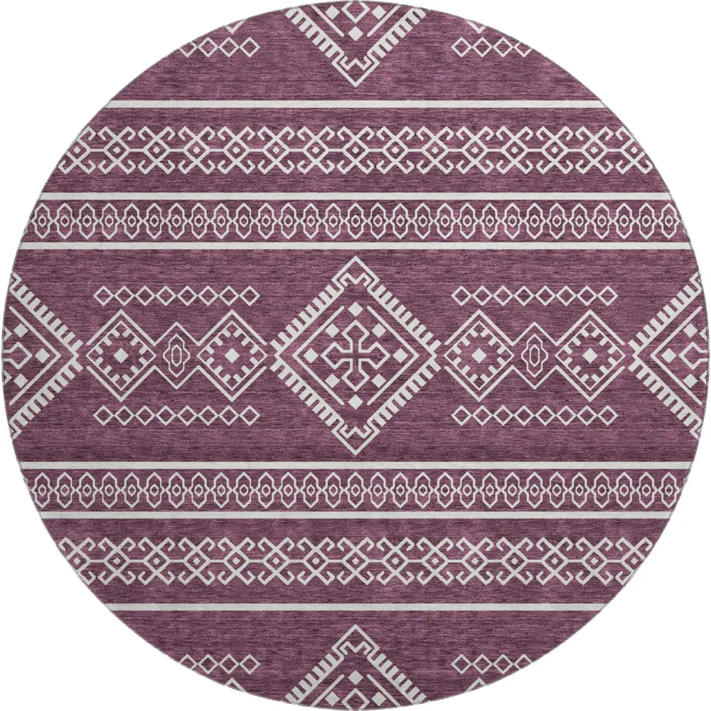 Mayfield AMF901 Eggplant 8' x 8' Rug