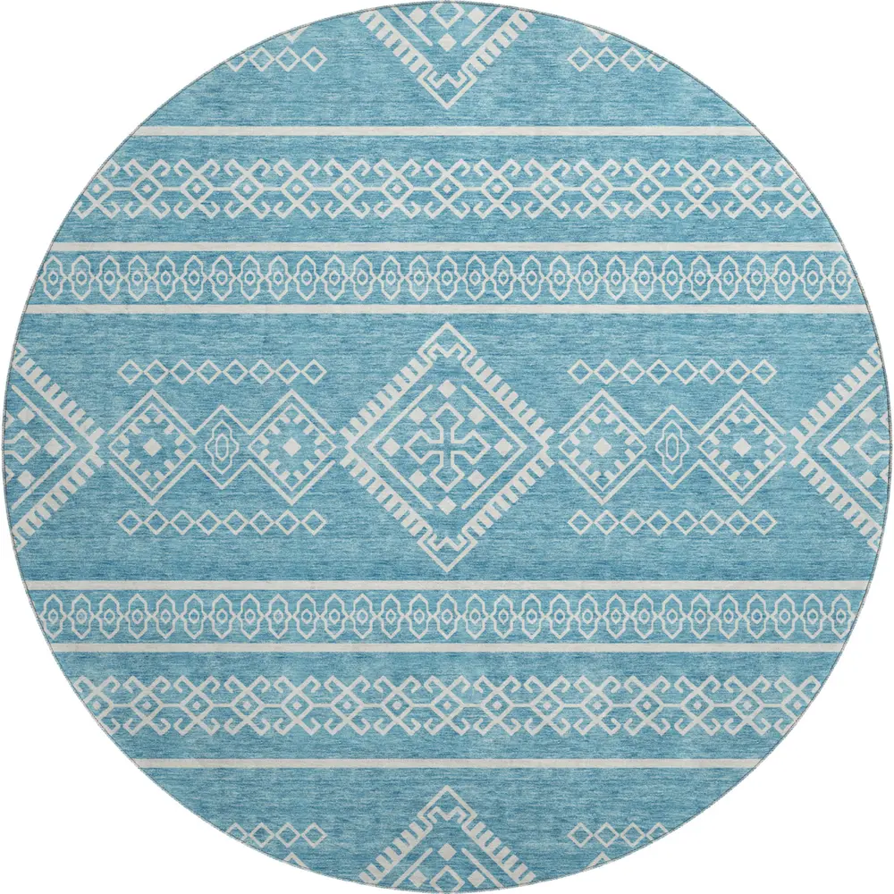 Mayfield AMF901 Teal 8' x 8' Rug