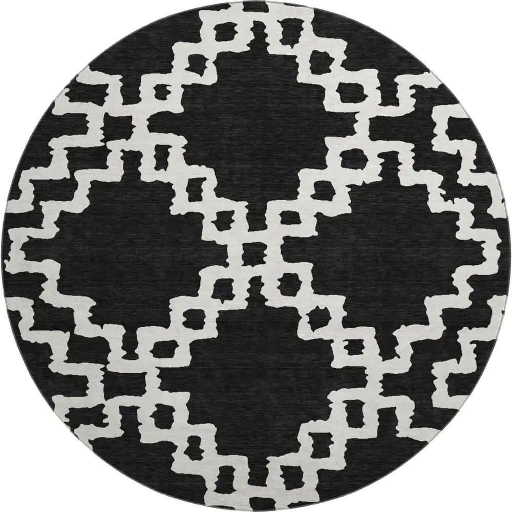 Mayfield AMF902 Black 8' x 8' Rug