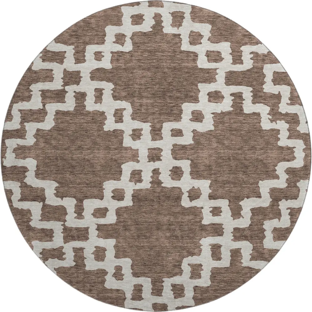 Mayfield AMF902 Brown 8' x 8' Rug