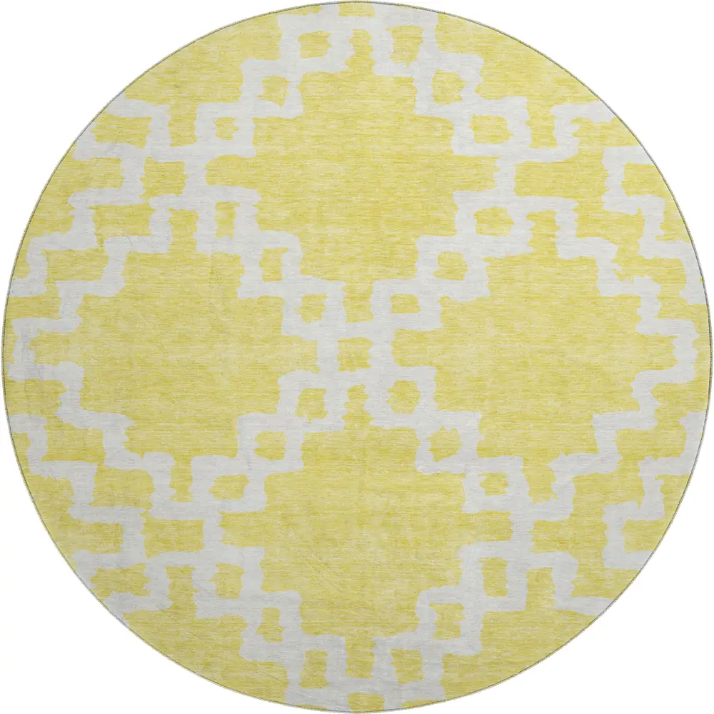 Mayfield AMF902 Yellow 8' x 8' Rug