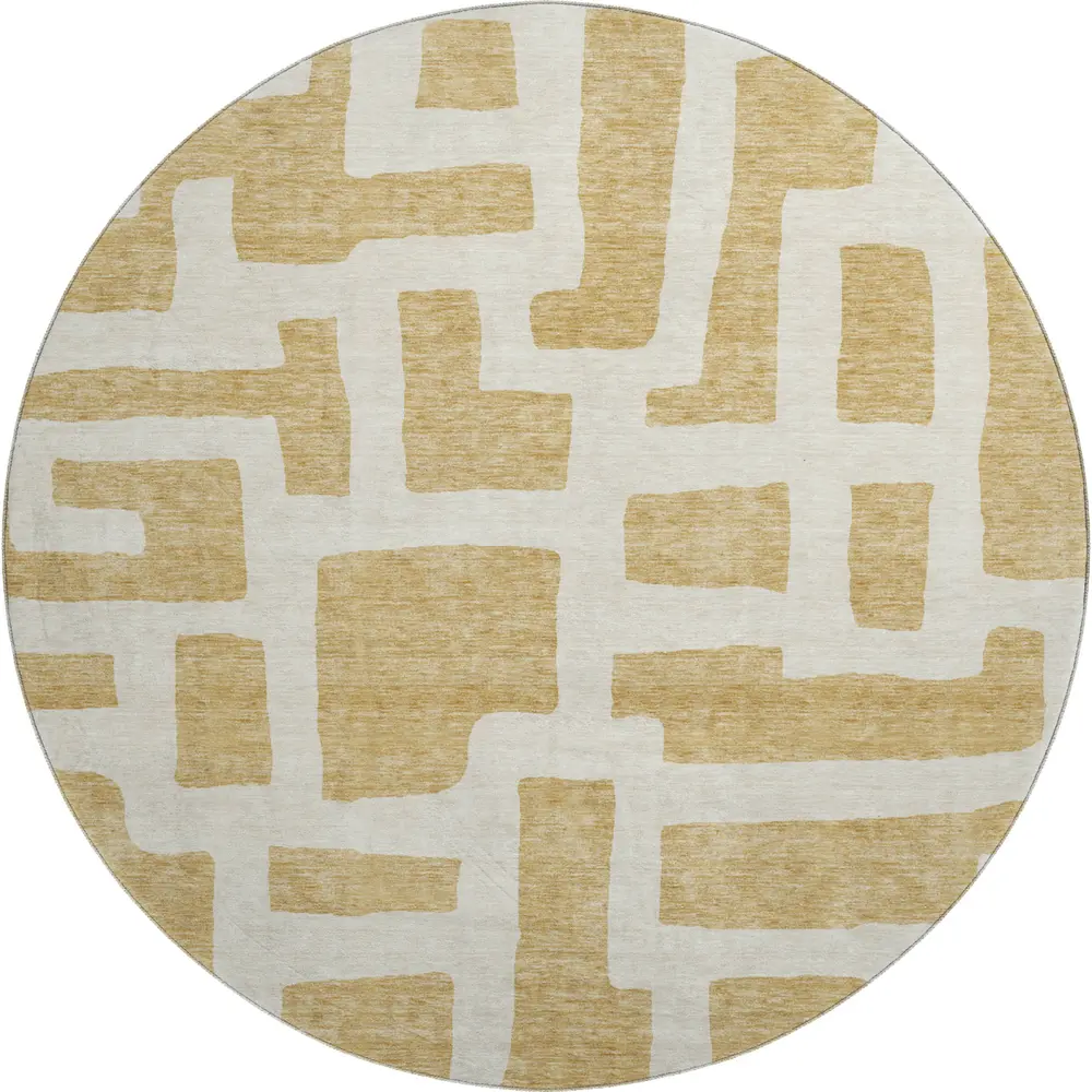 Mayfield AMF903 Gold 8' x 8' Rug