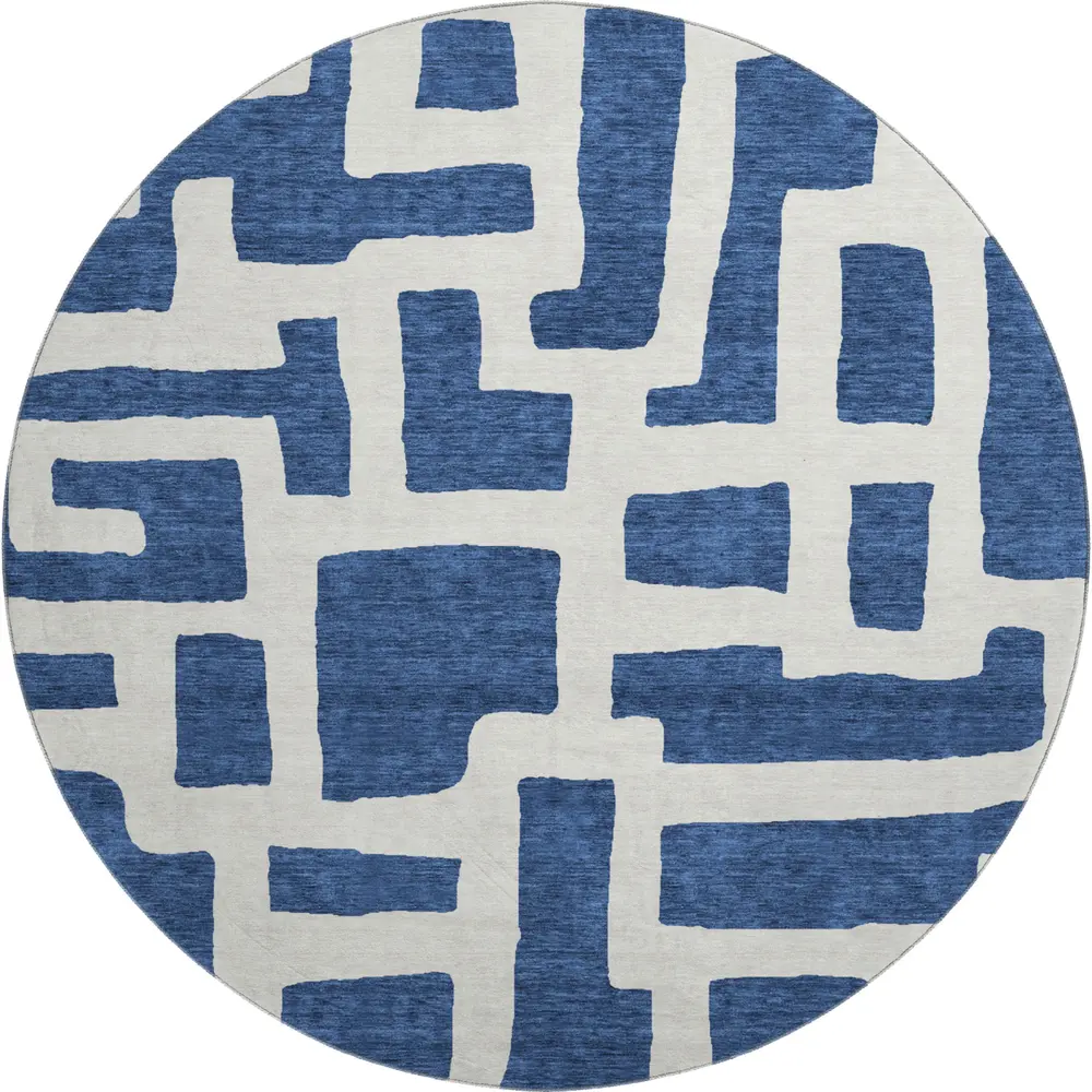Mayfield AMF903 Navy 8' x 8' Rug