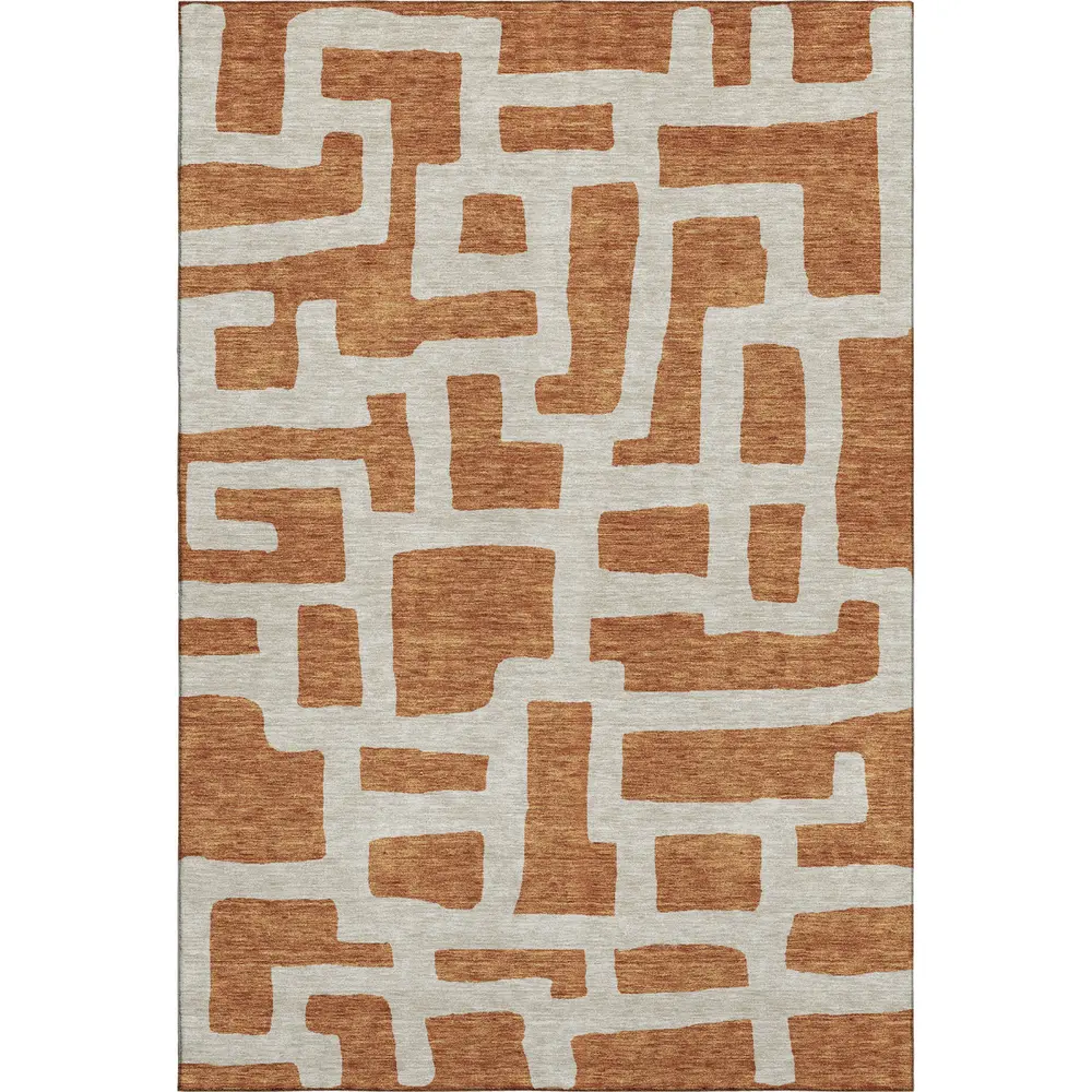 Mayfield AMF903 Terracotta 8' x 10' Rug