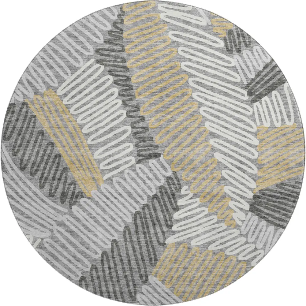 Mayfield AMF904 Gray 8' x 8' Rug