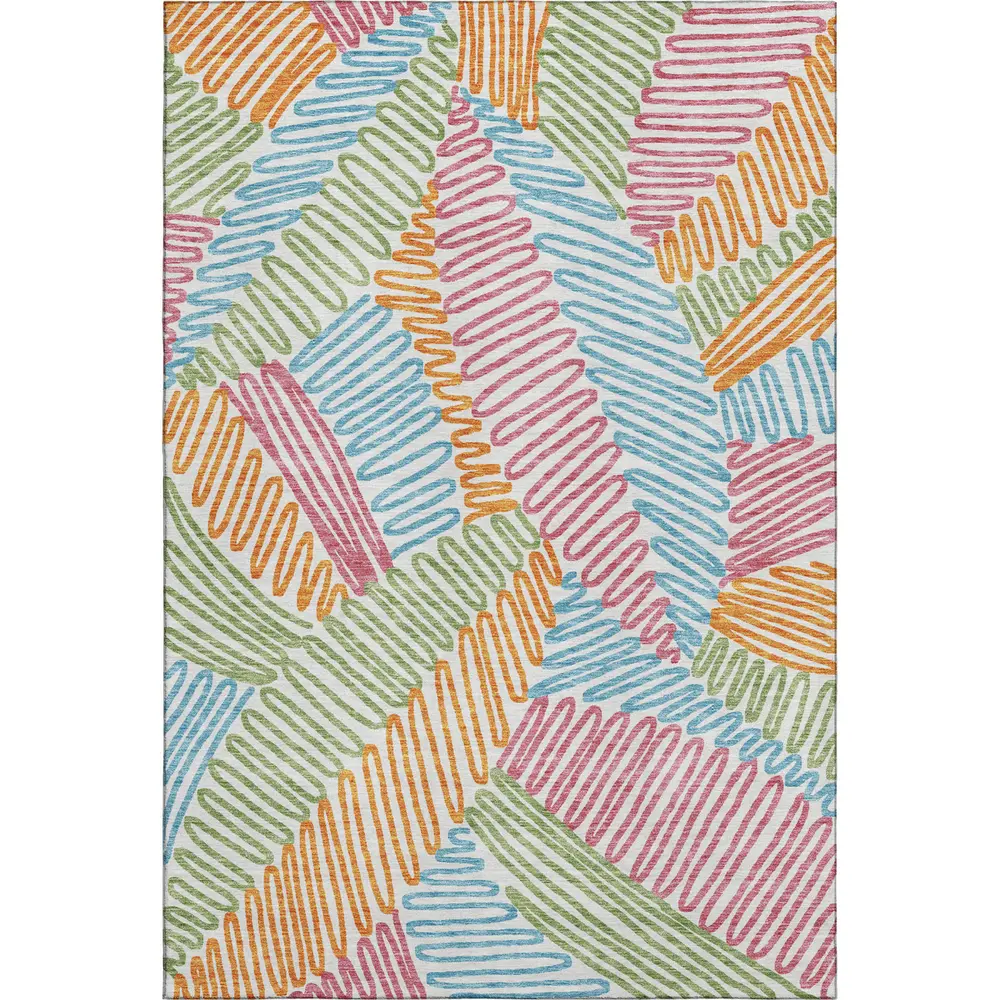 Mayfield AMF904 White 8' x 10' Rug