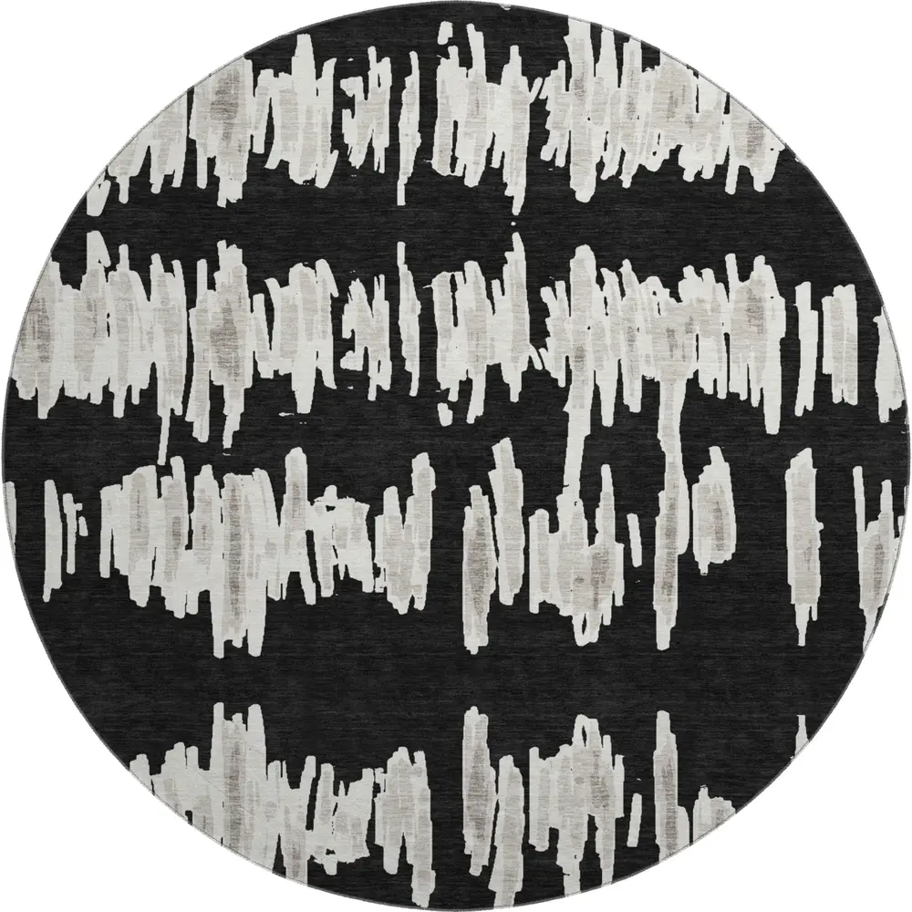 Mayfield AMF905 Black 8' x 8' Rug