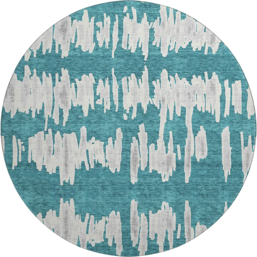 Mayfield AMF905 Teal 8' x 8' Rug
