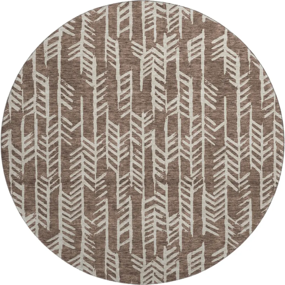 Mayfield AMF906 Brown 8' x 8' Rug