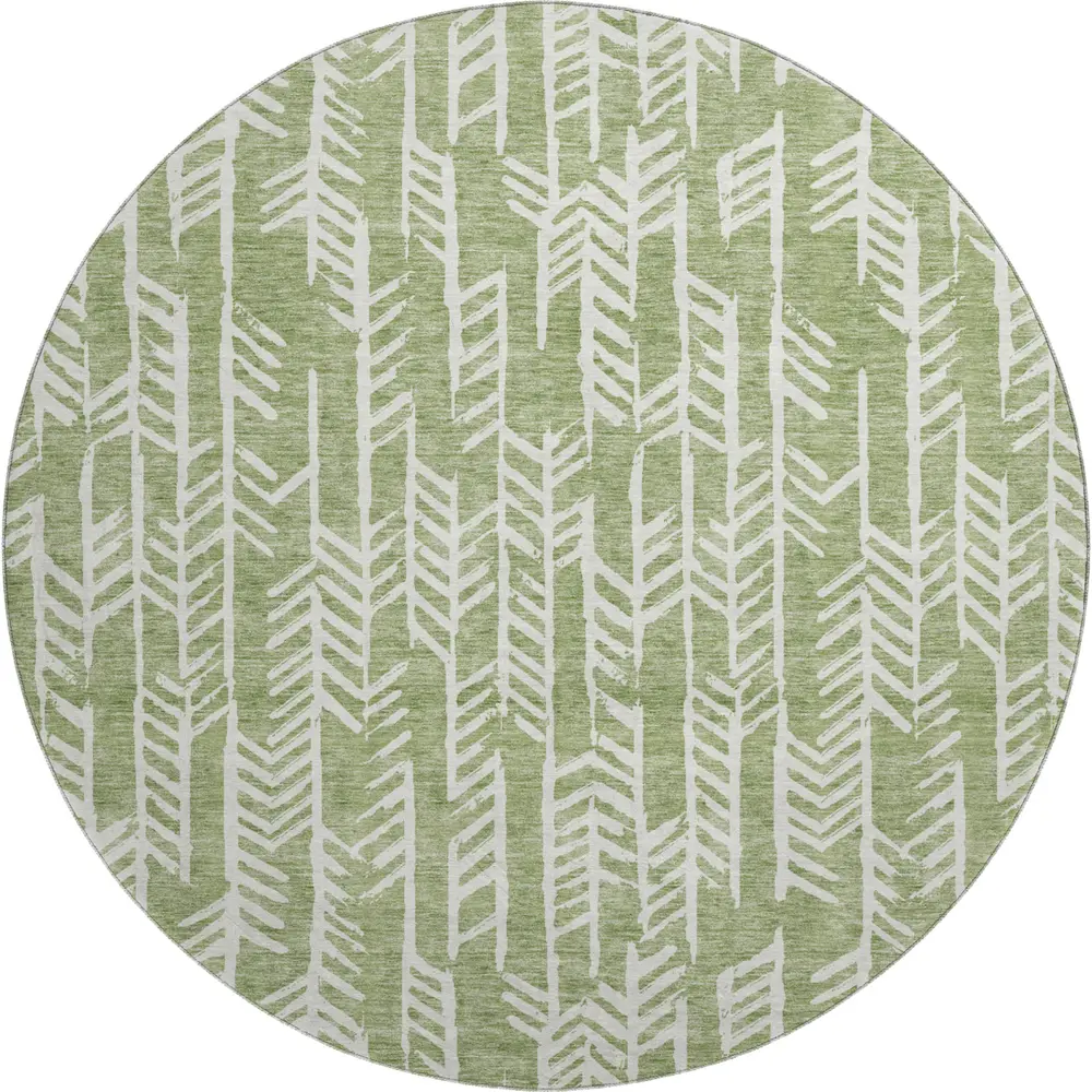 Mayfield AMF906 Green 8' x 8' Rug