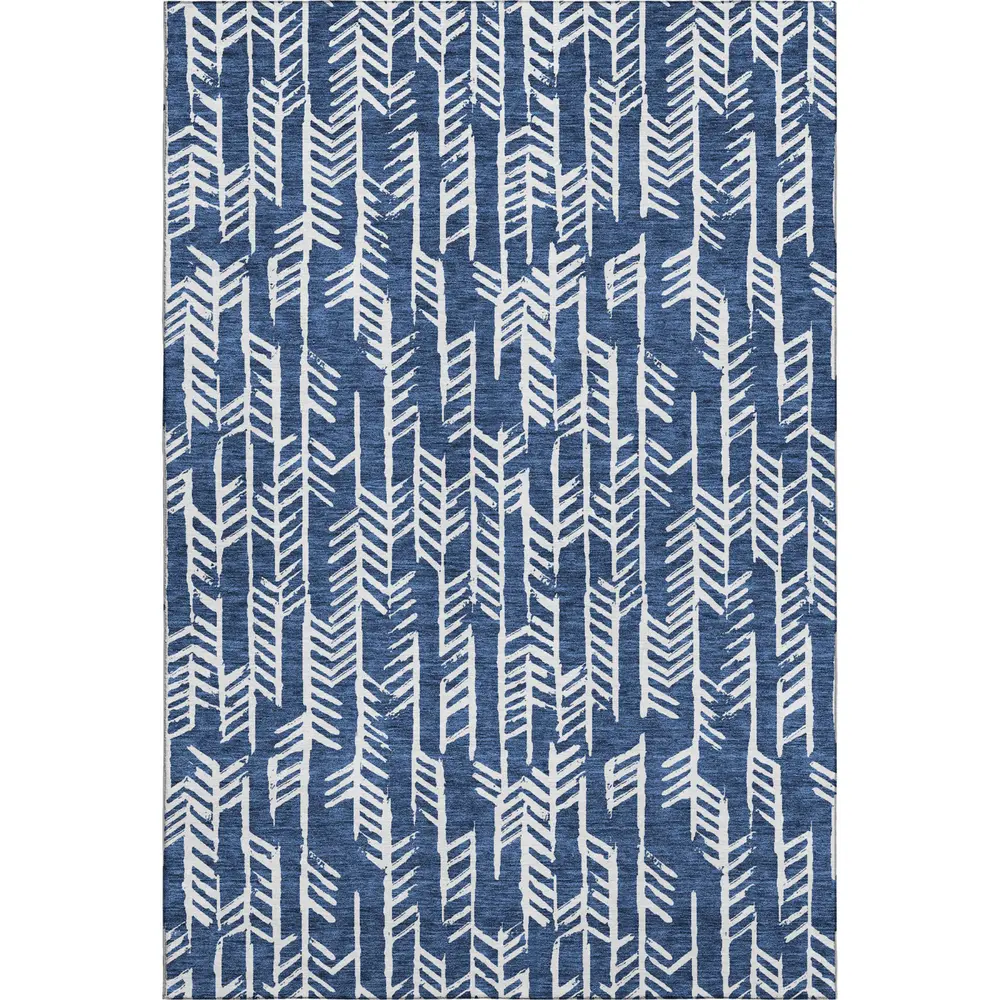 Mayfield AMF906 Navy 3' x 5' Rug