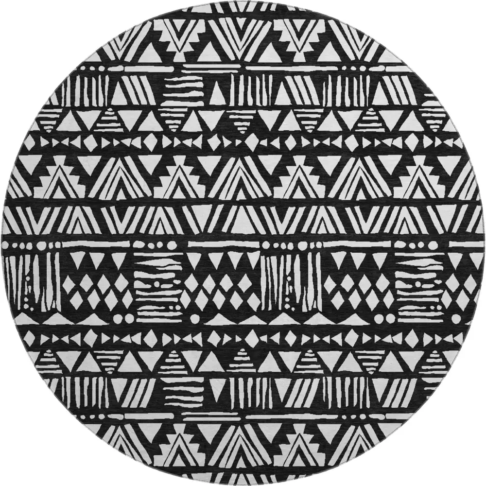 Mayfield AMF907 Black 8' x 8' Rug