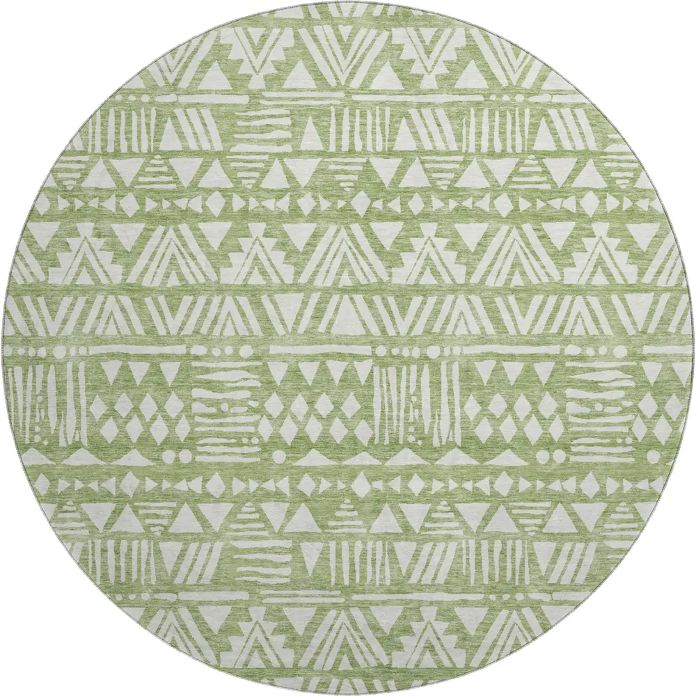 Mayfield AMF907 Green 8' x 8' Rug