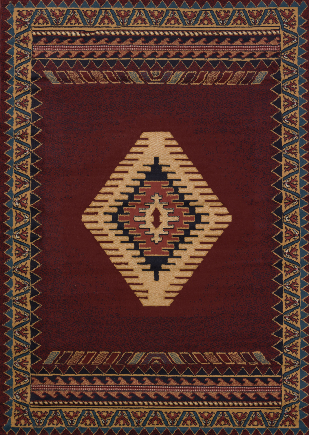 United Weavers Manhattan Tucson Burgundy Accent Rug 1'10