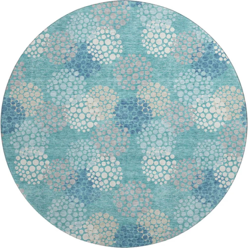 Mayfield AMF908 Teal 8' x 8' Rug