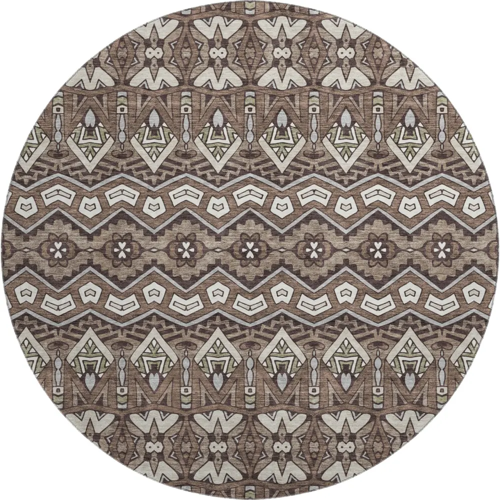 Mayfield AMF909 Brown 8' x 8' Rug
