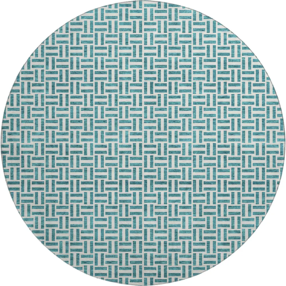 Mayfield AMF911 Teal 8' x 8' Rug