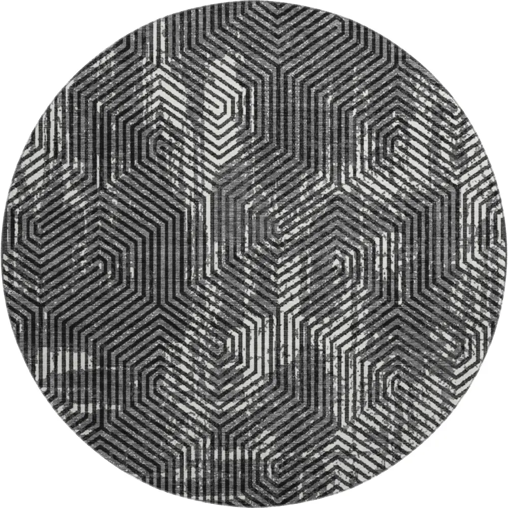 Mayfield AMF912 Black 8' x 8' Rug