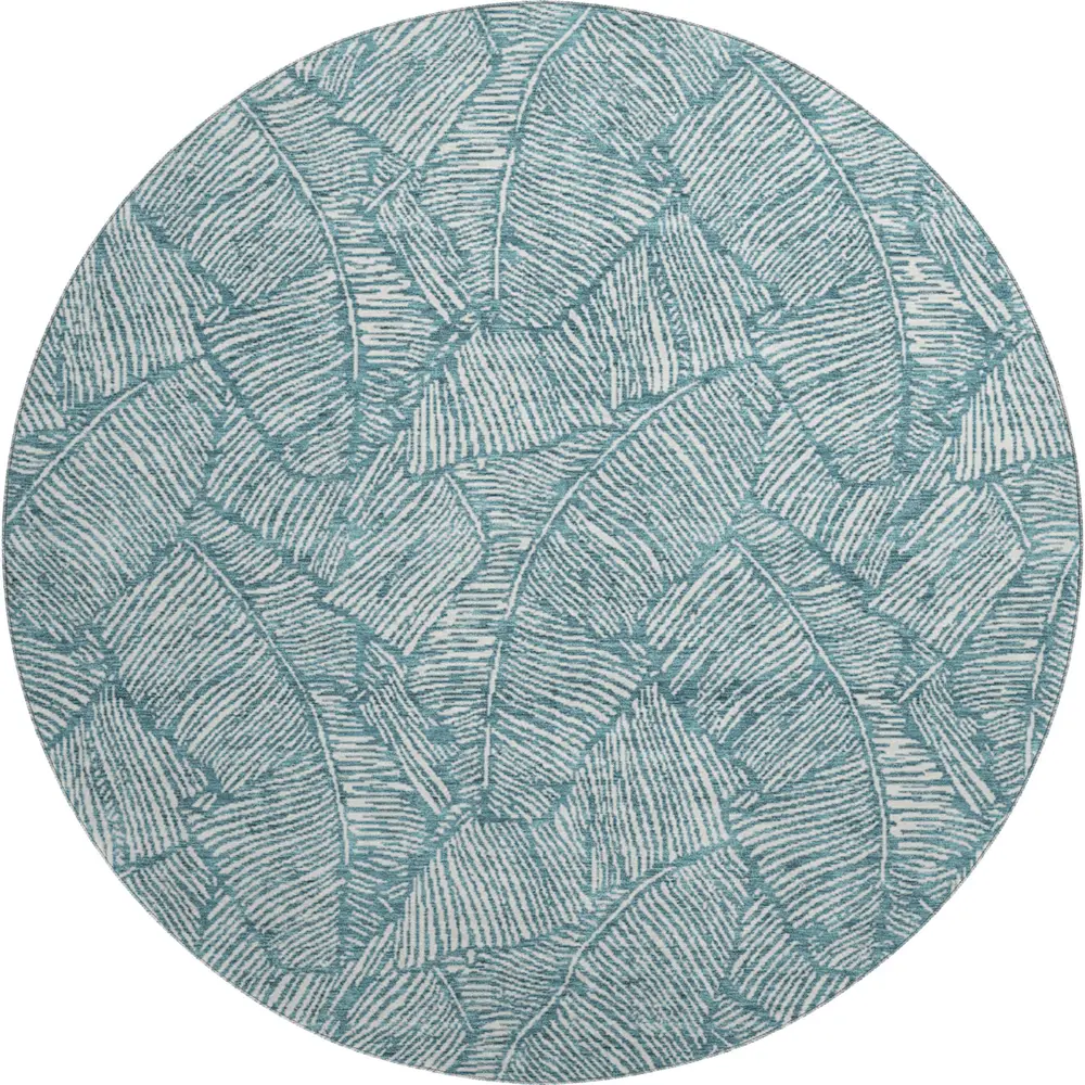 Mayfield AMF913 Teal 8' x 8' Rug