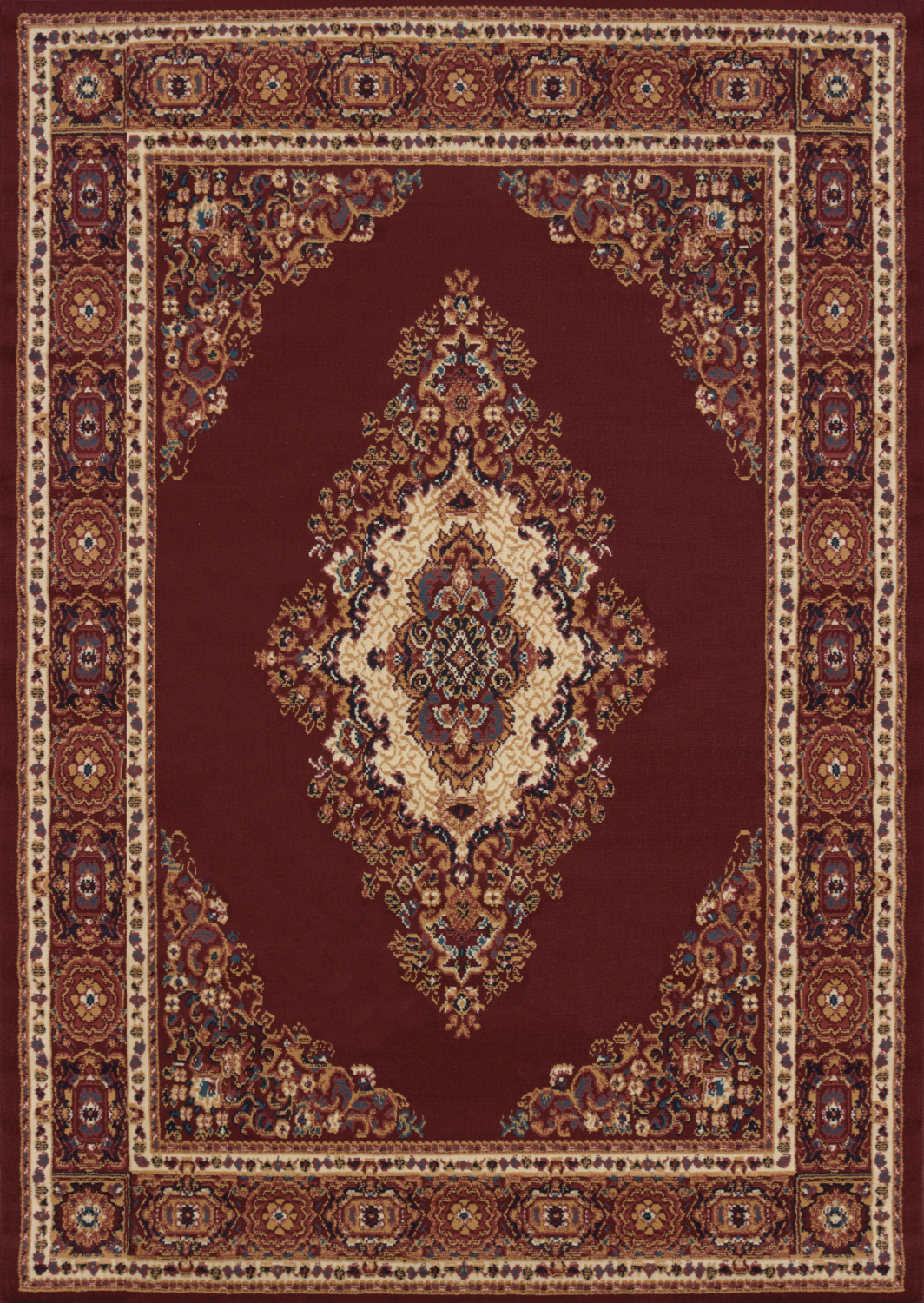 United Weavers Manhattan Cathedral Burgundy Accent Rug 1'10