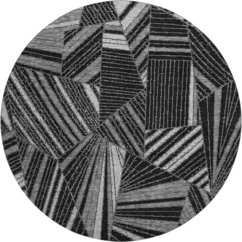 Mayfield AMF915 Black 8' x 8' Rug