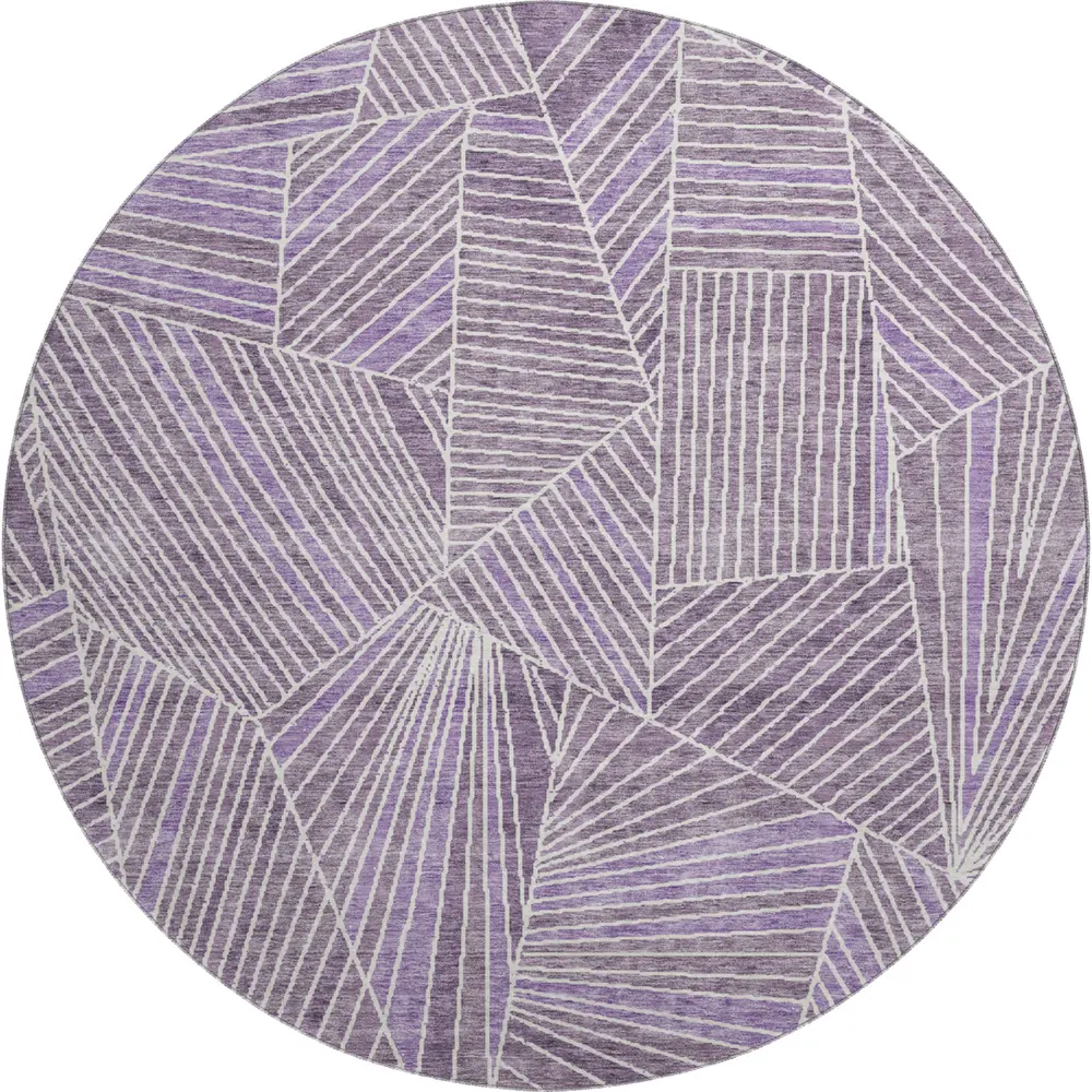Mayfield AMF915 Purple 8' x 8' Rug