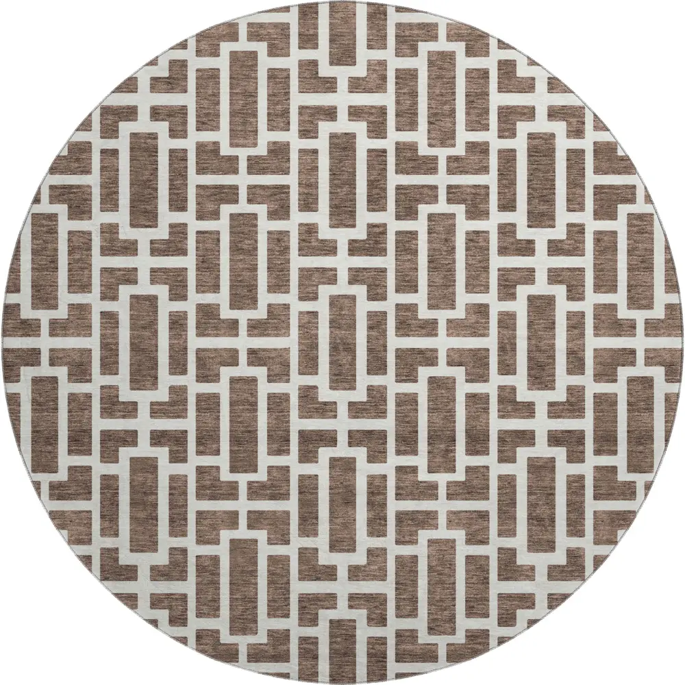 Mayfield AMF916 Brown 8' x 8' Rug