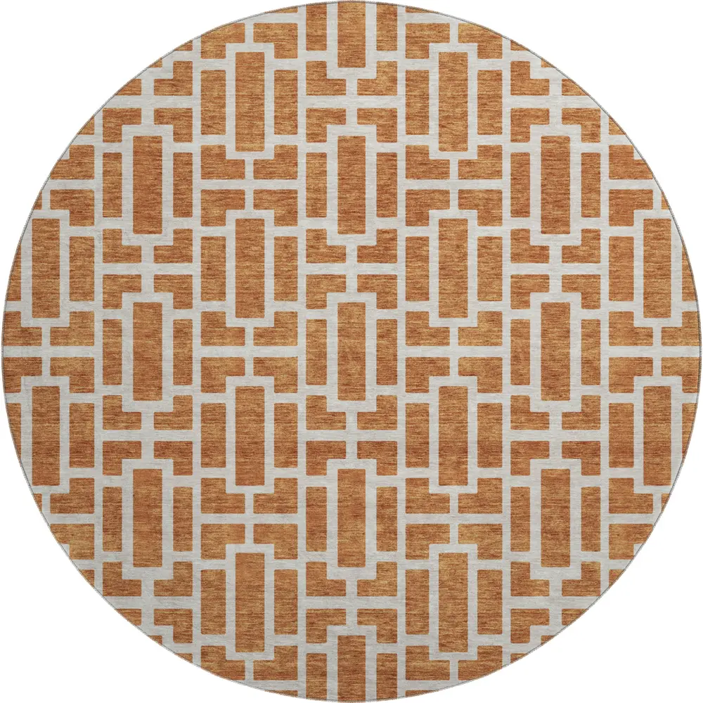 Mayfield AMF916 Terracotta 8' x 8' Rug