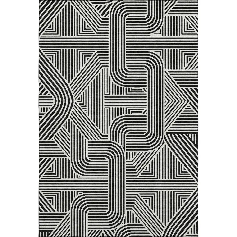 Mayfield AMF917 Black 3' x 5' Rug