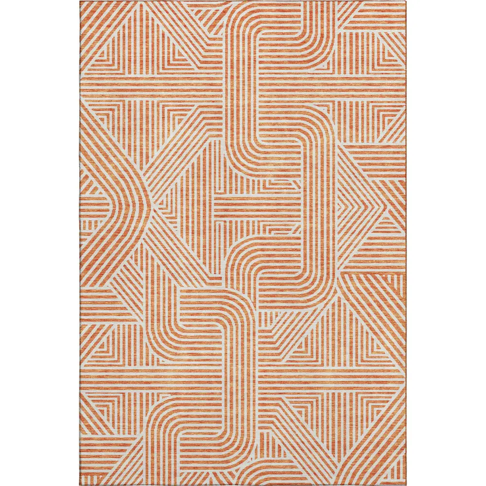 Mayfield AMF917 Orange 9' x 12' Rug