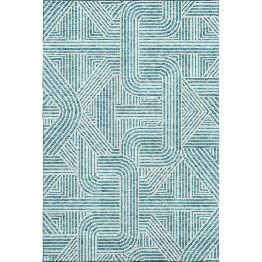 Mayfield AMF917 Teal 9' x 12' Rug