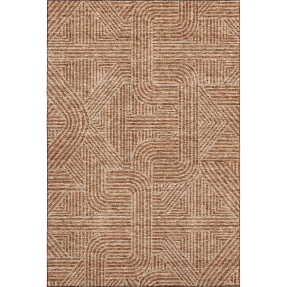 Mayfield AMF917 Terracotta 8' x 10' Rug