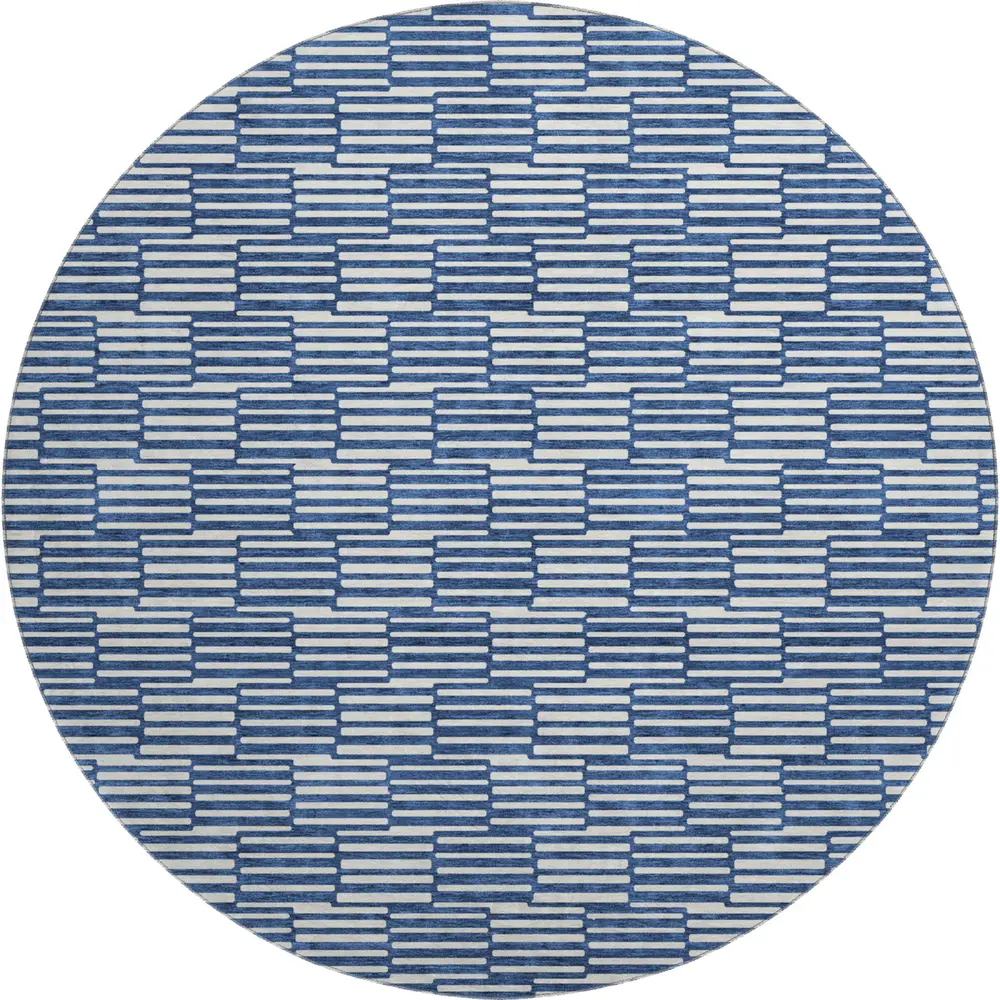 Mayfield AMF918 Navy 8' x 8' Rug