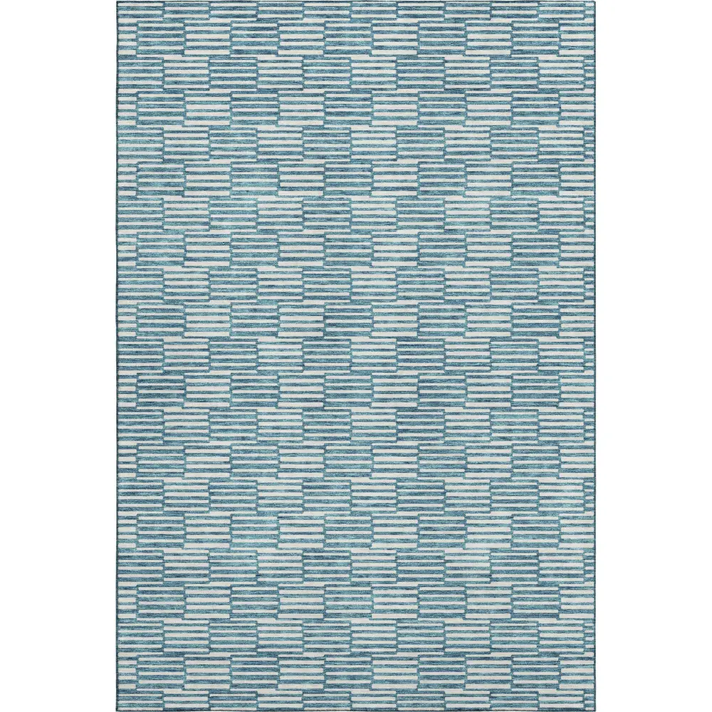 Mayfield AMF918 Teal 3' x 5' Rug
