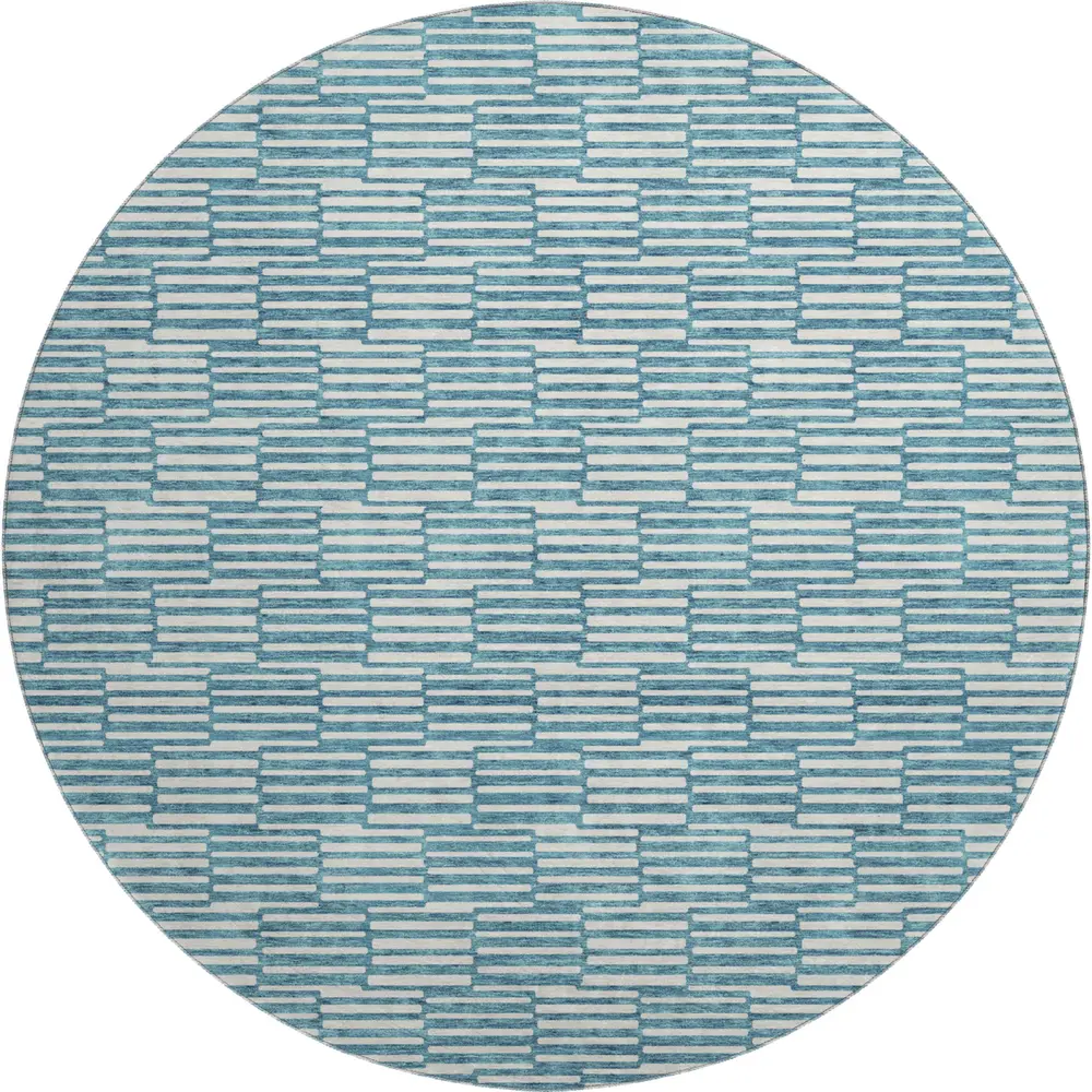 Mayfield AMF918 Teal 8' x 8' Rug