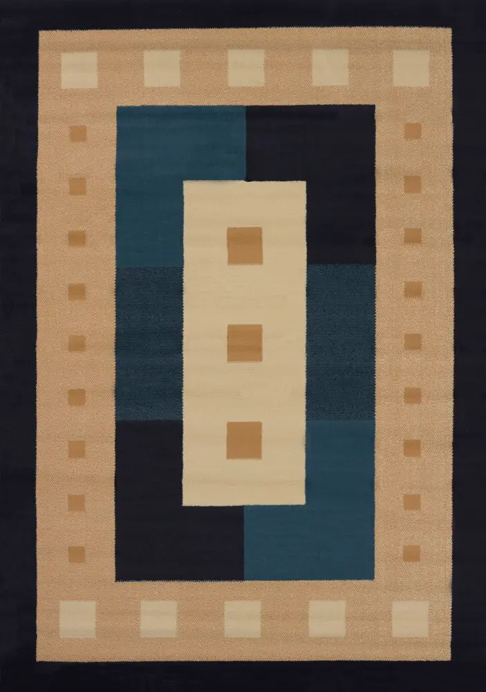 United Weavers Manhattan Time Square Navy Area Rug 5'3