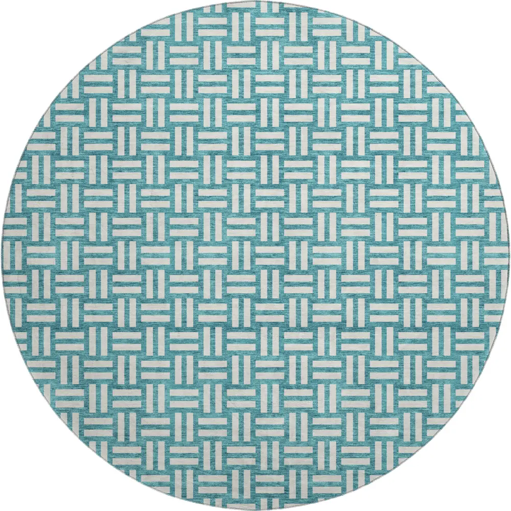 Mayfield AMF925 Teal 8' x 8' Rug