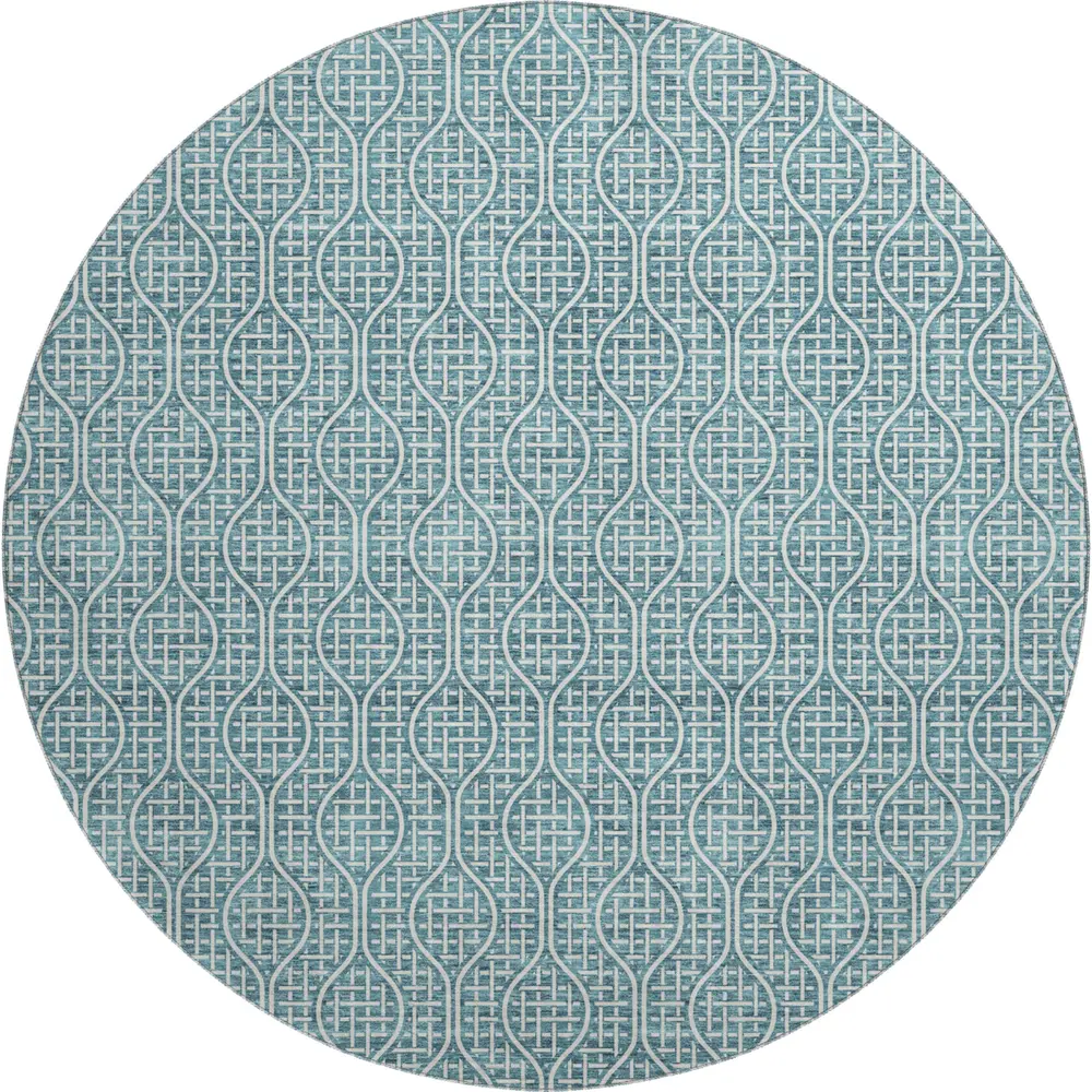 Mayfield AMF926 Teal 8' x 8' Rug