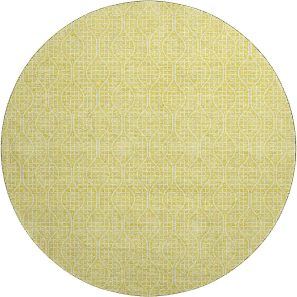 Mayfield AMF926 Yellow 8' x 8' Rug