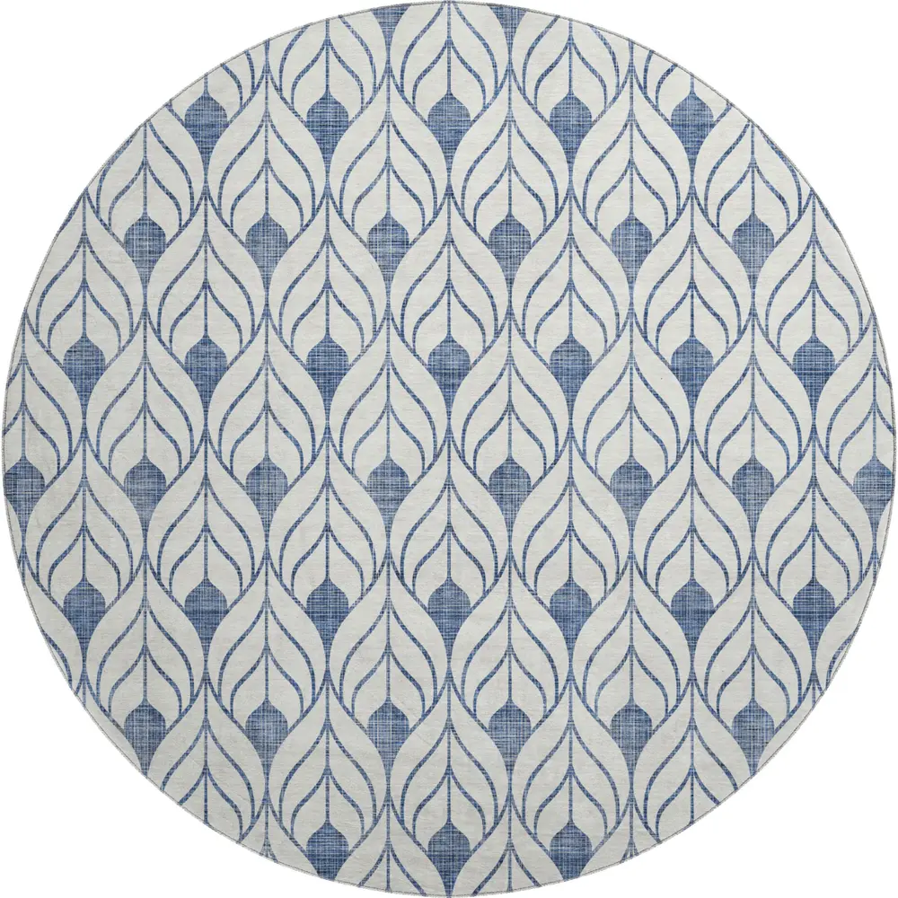 Mayfield AMF927 Blue 8' x 8' Rug