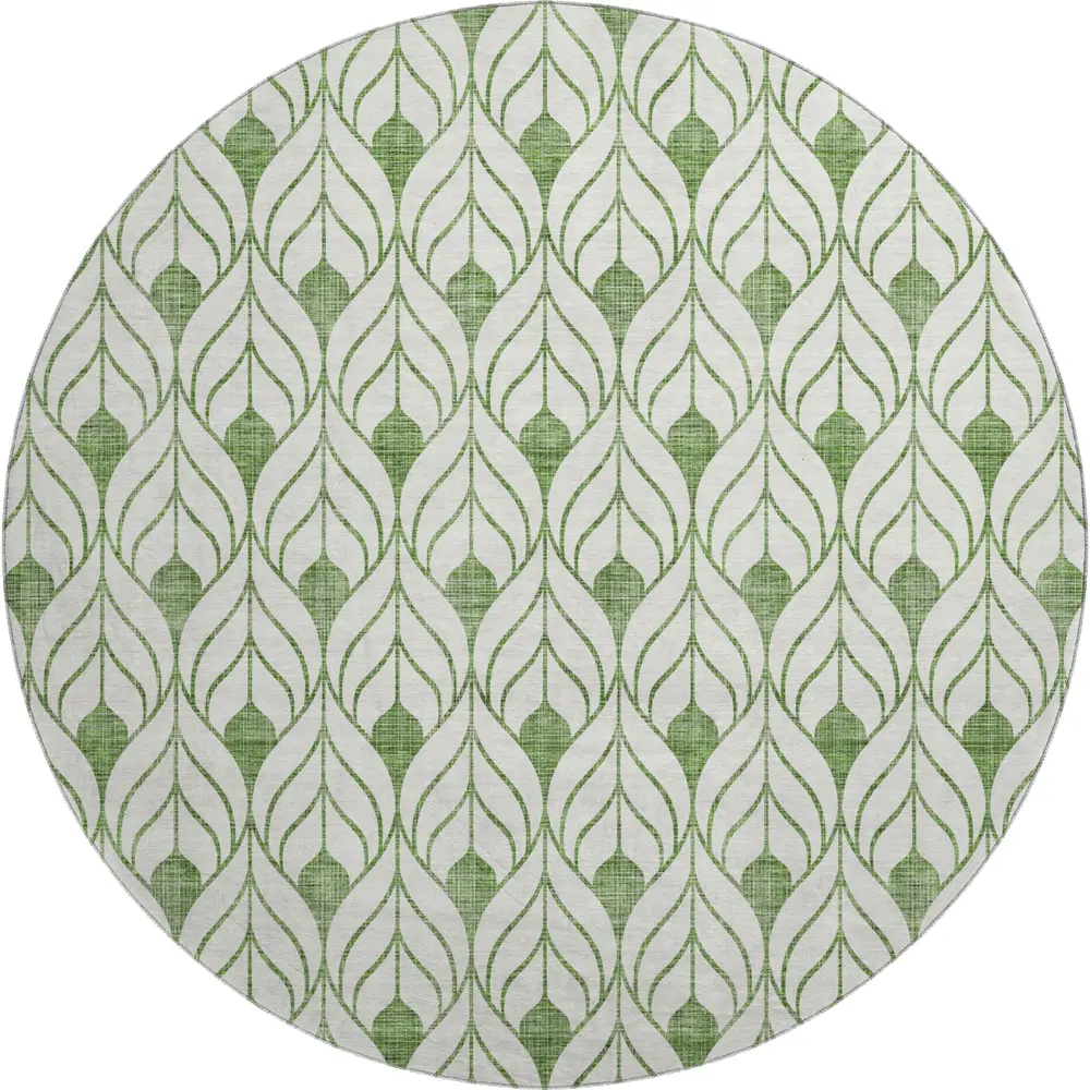 Mayfield AMF927 Green 8' x 8' Rug