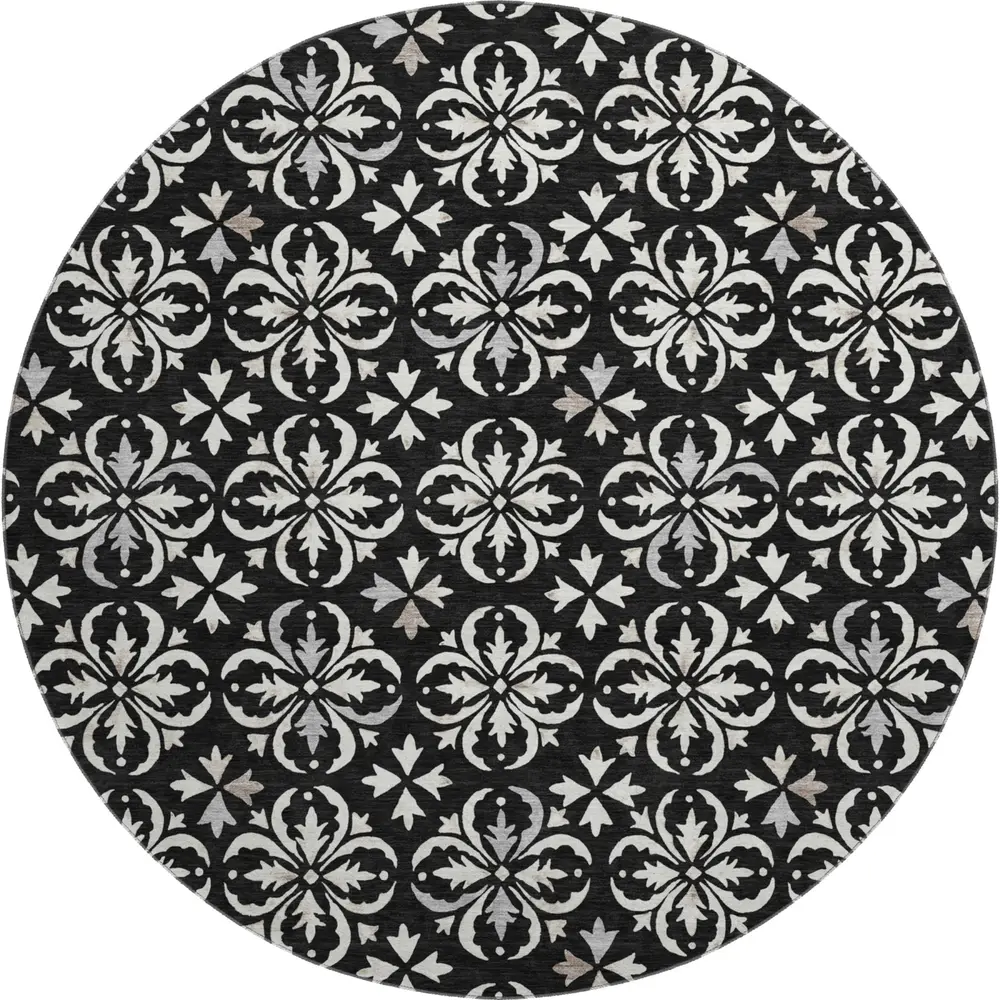 Mayfield AMF930 Black 8' x 8' Rug