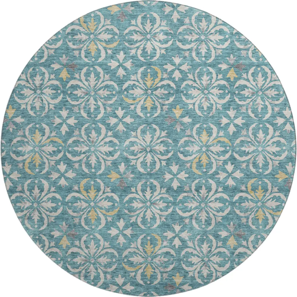 Mayfield AMF930 Teal 8' x 8' Rug