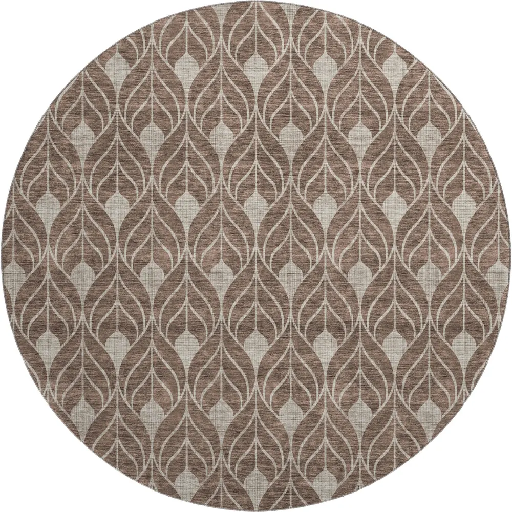 Mayfield AMF931 Brown 8' x 8' Rug