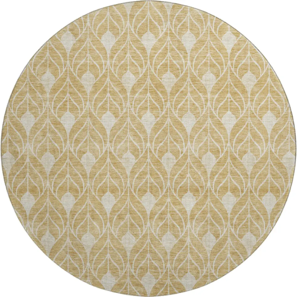 Mayfield AMF931 Gold 8' x 8' Rug